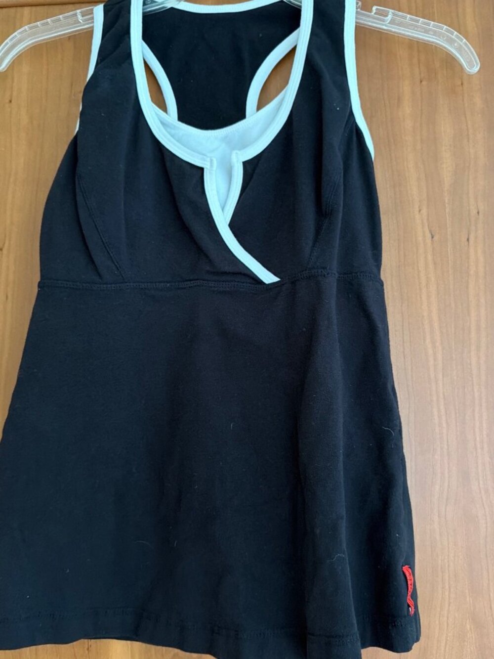 Black and White Workout top